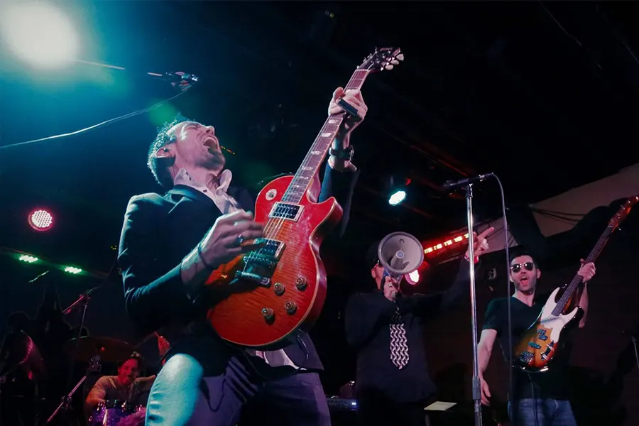 joe ebner playing guitar`